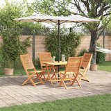 vidaXL Set od 2 Prirodno drvo Masivno bagremovo drvo Stol 90x90 cm Cijene