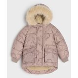 Sinsay Puffer jakna sa sherpa podstavom i kapuljačom s umjetnim krznom | shoptok.hr