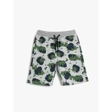 Koton The shorts have an elasticated waist, fastening, and print. With pockets.