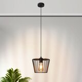  Luster na sajli TORRI 1xE27/15W/230V prečnika 23 cm crne boje | Eponuda.com