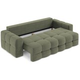 Makamii Kaki zelena raztegljiva sedežna garnitura iz tkanine bouclé 255 cm Milu – | Shoptok.si
