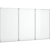  Magnetna bijela ploča sklopiva 120 x 80 x 1,7 cm aluminijska | shoptok.hr
