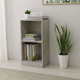 vidaXL Polica za knjige beton siva 40x24x75 cm konstruirano drvo | shoptok.hr