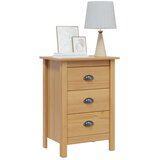  Nočna omarica s predalom HILL Medeno rjava 46 x 35 x 65 cm, (5000209996) | Shoptok.si