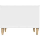  Klubska mizica bela 60x44,5x45 cm inženirski les | Shoptok.si