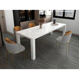 MID.YOU JEDILNA MIZA, bela, visoki sijaj | Shoptok.si
