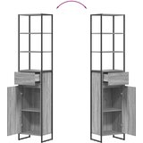  Kupaonski ormar Siva Sonoma 40 x 30 x 180 cm Konstruirano drvo | shoptok.hr