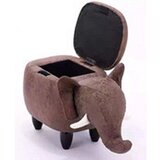 CARRYHOME TABURE, les, tekstil rjava, naravne barve, bela | Shoptok.si