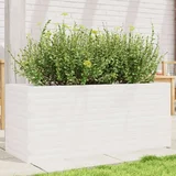  Vrtna sadilica bijela 110x40x45 5 cm od masivne borovine