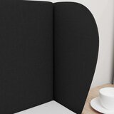  Uši uzglavlja Crna 40 x 23 x 6 cm tkanina | shoptok.hr