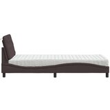 vidaXL Krevet s madracem tamnosmeđi 90 x 190 cm od tkanine | shoptok.hr