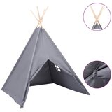  Dječji šator tipi od breskvine kore sivi 120 x 120 x 150 cm | shoptok.hr