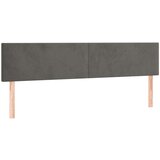  Box spring postelja z vzmetnico temno siva 200x200 cm žamet, (20791048) | Shoptok.si