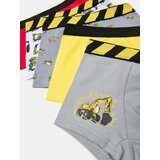 Sinsay Pamučne bokserice s motivom građevinskih vozila 5 pack | shoptok.hr