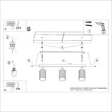 Nice Lamps Opečnato oranžna stropna svetilka 6,5x45 cm Gleam – | Shoptok.si