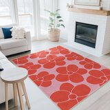 Mila Home Rdeč/rožnat pralen tekač 80x200 cm Poppy Fields – | Shoptok.si