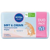 Nivea baby Soft & Cream maramice 2x57kom Cene