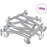 vidaXL Leseni vijaki 1350 pcs srebrna Jeklo, (5000163819) | Shoptok.si