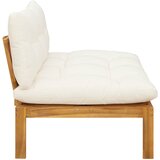  Srednji Sofe Jedinica Prirodna i krema bijela 120 x 80 x 82 cm | shoptok.hr