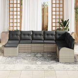  Set sofe 8 kom. Svijetlo siva poliratan Svjetlosiva 289 x 179 x 85 cm | shoptok.hr