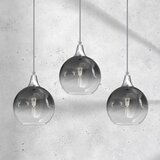 Luster na sajli MONTE 3xE27/60W/230V Ø 20 cm mat hrom | Eponuda.com
