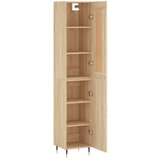  Visoka komoda hrasta sonome 34,5x34x180cm od konstruiranog drva | shoptok.hr