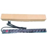 ExeLink razvodni pdu panel za rack 19 in, sa 12 uticnih mesta, kabl 2m (aluminijum) u