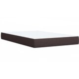  Krevet box spring s madracem tamnosmeđi 120 x 190 cm od tkanine | shoptok.hr