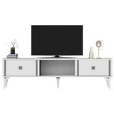 Hanah home tv polica doruk white silver | ePonuda.com
