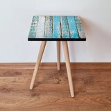 Hanah home klub sto Shp6, 35x42x35 cm, Plavi | ePonuda.com