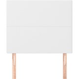  Uzglavlje Bijelo 90x5x118/128 cm Imitacija kože | shoptok.hr
