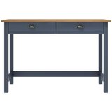 Konzolni stol Hill s 2 ladice sivi 110 x 45 x 74 cm od borovine | shoptok.hr