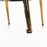 Kondela Art-deco fotelj, roza žametna tkanina/zlat krom-zlato, NOBLIN | Shoptok.si