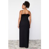 Trendyol Curve Black Finike Woven Plus Size Dress | Eponuda.ba