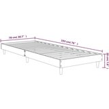  Za krevet boja hrasta 75x190 cm konstruirano drvo | shoptok.hr