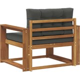  Srednji zunanji kavč Masiven les akacije Naravna, (5000207234) | Shoptok.si
