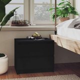  Noćni ormarići 2 kom crni 50 x 39 x 43 5 cm od iverice | shoptok.hr
