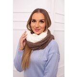 Kesi KN14 Women's two-tone mocha+ecru chimney | shoptok.hr