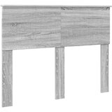  Uzglavlje s uzglavljem Siva Sonoma 135 cm Konstruirano drvo | shoptok.hr