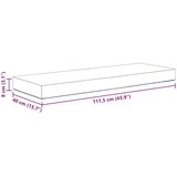  Zunanja sedežna blazina Siva 111,5 x 40 x 8 cm 100% poliester, (5000202394) | Shoptok.si