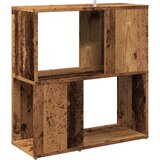 vidaXL Knjižna omara starinski les 60x24x63 cm iverna plošča | Shoptok.si