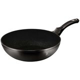 Shumee GRANIT WOK 28cm BERLINGER HAUS ČRNO SREBRNA BH-1848, (21384572) | Shoptok.si