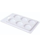 Playbox Prazna paleta za slikanje s 6 mjesta za boje promjera 30 mm, set od 6 komada Cijene