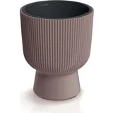cvetlični lonec z vložkom za rastline, marsala rjava - ⌀ 29,8 cm