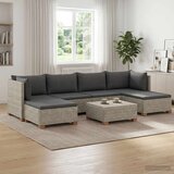  7 kom. Ratan set za opuštanje s jastučićima GENDT Kubu siva | shoptok.hr