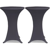 Rastezljivi Stolnjak 2 kom 60 cm Antracit boja | shoptok.hr