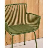 Kave Home Tamno zelena metalna vrtna stolica Surpika – | shoptok.hr