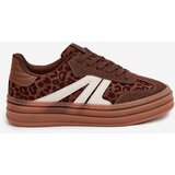 Boto Women's Sneakers On Platform Leopard Print Brown Skye | shoptok.hr