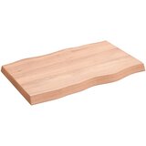 Stolna ploča svjetlosmeđa 80x50x(2-6) cm obrađena hrastovina | shoptok.hr