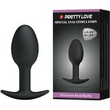Penthouse ERGONOMIC SILICONE ANAL PLUG ANCHOR DESIGN 6.5 CM BLACK Cijene